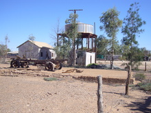 Die alte Vieverladestation in Maree.