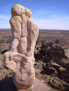 Ein einsamer Ort - voller Kunst.