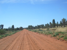 Sieht bequem aus, hat aber Tücken. Eine bessere Richtung Alice Springs.