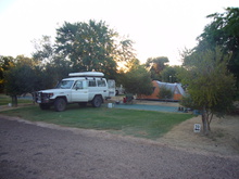 Mein Plätzchen in Alice Springs.