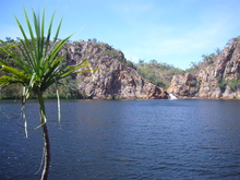 Hier braucht man keine Einladung zum Plantschen - Plunge Pool in Edith Falls.