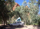 Der Morgen auf dem Trephina Bluff-Campground. Der Morgen auf dem Trephina Bluff-Campground.